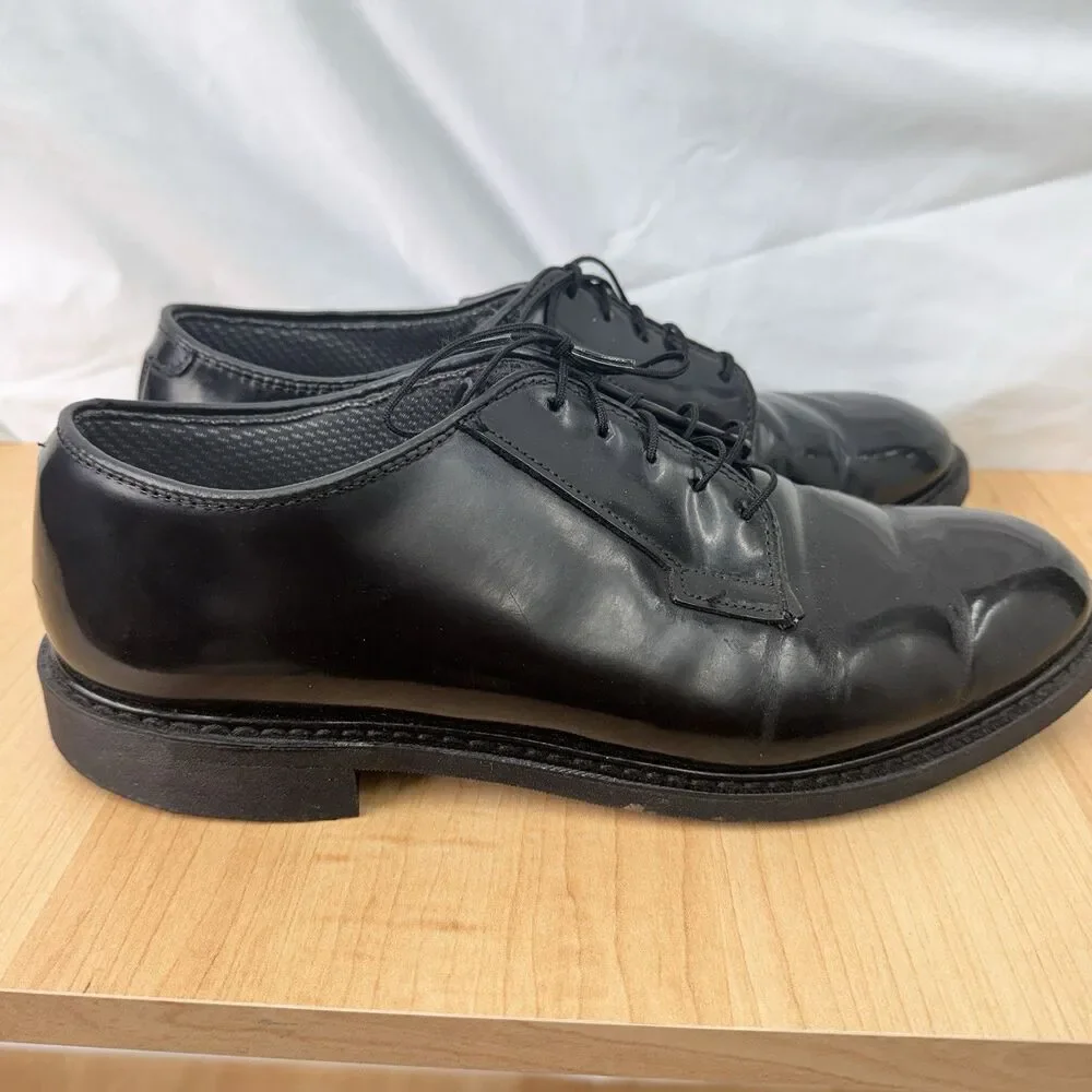 CAPPS Airlite Uniform Patent Leather Black Dress Oxford Shoes Men Size 11 D